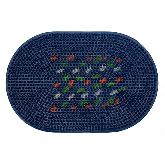 Коврик грязезащитный, 40х60 см, овальный, резина, в ассортименте, ComeForte, GМ-3002; GM-3001; GM-3004;GM-3003