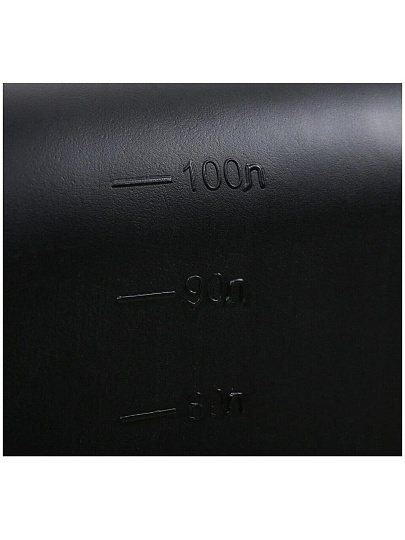 Бак пластик, для душа, 100 л, квадратный, черный, М3271, Альтернатива