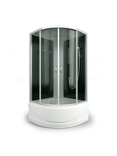 Душевая кабина высокий поддон, 90х90х215 см, тонированная, Erlit, ER3509TP-C4-RUS