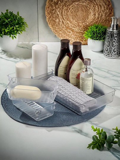 Органайзеры для хранения, 4 штуки, прозрачные, Y4-8630