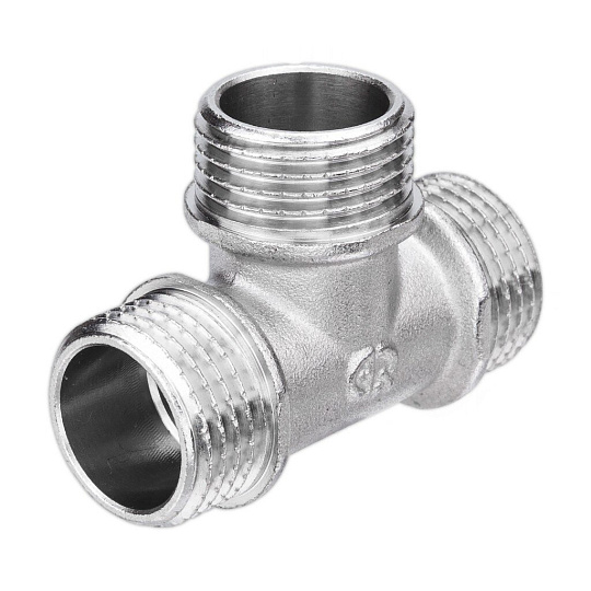 Тройник 3/4", ш-ш-ш, латунь, AquaLink
