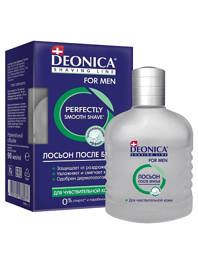 Лосьон после бритья, Deonica, For Men, для чувствительной кожи, 90 мл, 46 00104 03647 7
