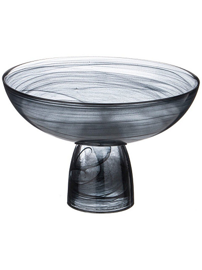 Блюдо стекло, круглое, 21 см, на ножке, Murano, Bronco, 336-188