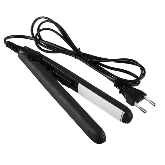 Выпрямитель Leben, 489047, для укладки волос, 19 Вт, керамическое покрытие, дорожный, 489047