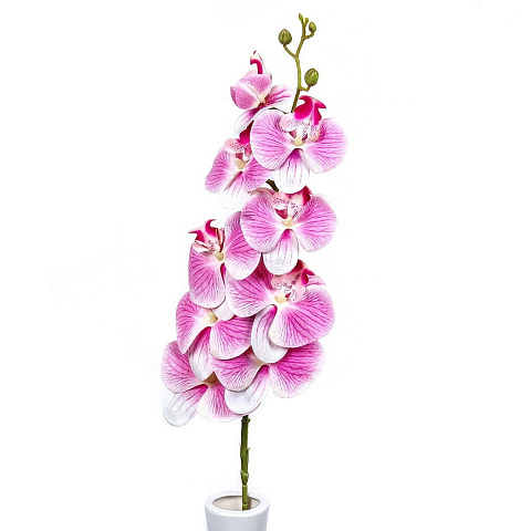Цветок искусственный декоративный Орхидея, 105 см, нежно-розовый, Y4-4921