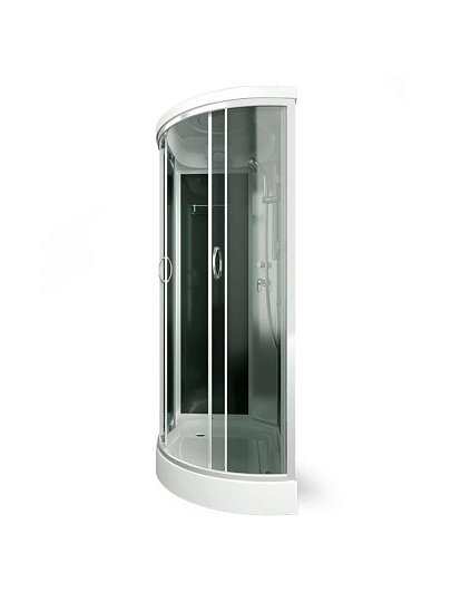 Душевая кабина низкий поддон, 120х80х215 см, тонированная, Erlit, ER3512PL-C4-RUS