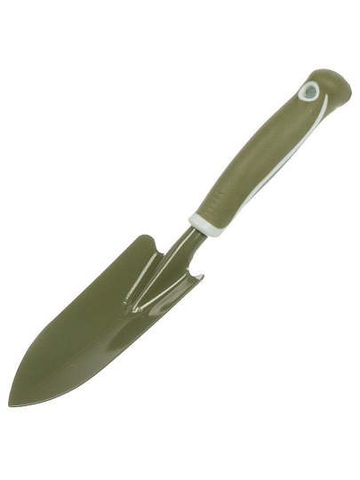 Совок посадочный узкий, 62х335 мм, сталь, рукоятка резина, Worth, T519B01