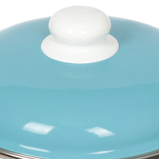 Набор посуды эмалированная сталь, 6 предметов, кастрюли 2.2,4,5.3 л, индукция, Metrot, Брокколи, 2701