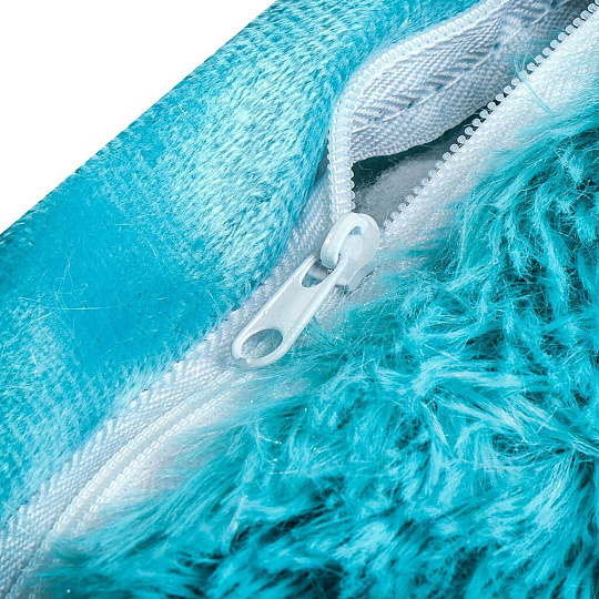 Наволочка декоративная Buenas Noches, Fn072 ME3v, искусственный мех, 100% полиэстер, 40 х 40 см, ментол, 19850