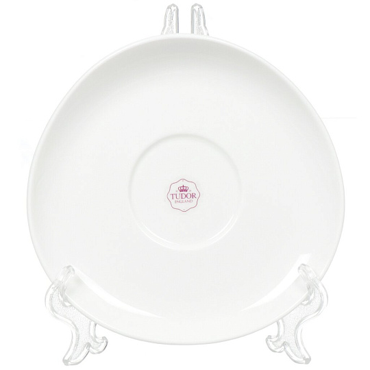 Чайная пара из фарфора Tudor England Royal white TU9999-4, 350 мл