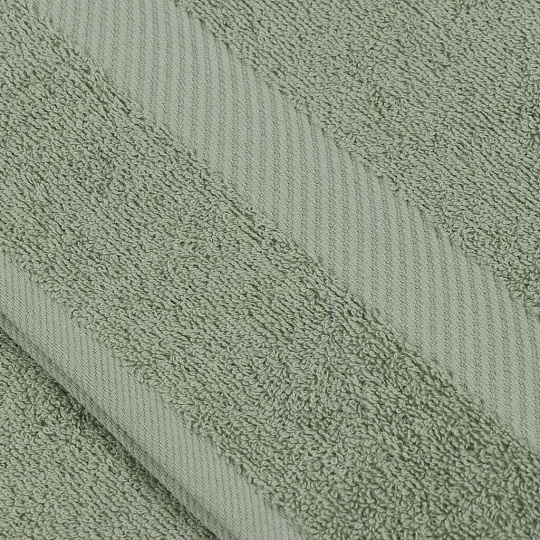 Полотенце банное 70х140 см, 100% хлопок, 460 г/м2, Авангард, Bella Carine, зеленое, Турция, FT-2-70-150