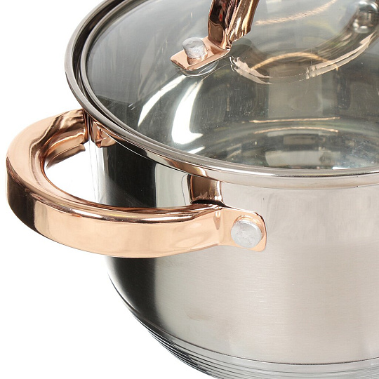 Кастрюля из нержавеющей стали Bohmann BH-1418G , 2.9 л