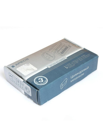 Личинка замка двери Apecs, SC-70(30C/40)-C-NI (SC-70(30/40)-Z-C-NI), 9056, 70 мм, никель