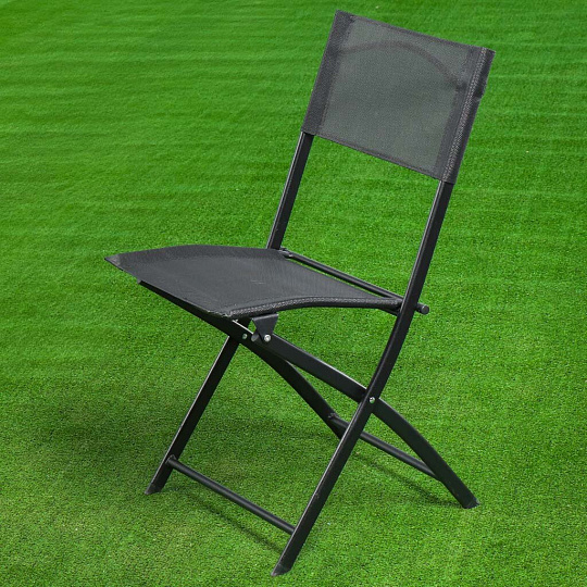 Мебель садовая Green Days, Анжелика, серая, стол, 110х75х70 см, 4 стула, 100 кг, 55х46х85 см, YTMTC23063