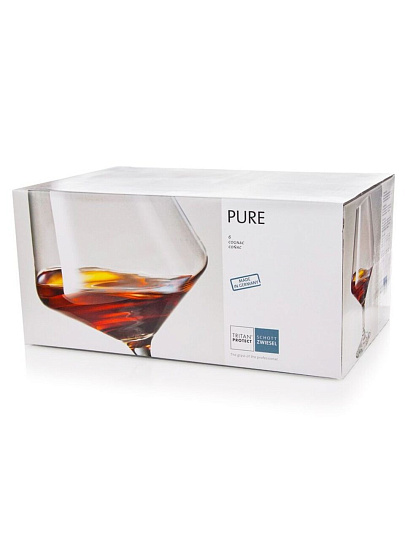 Бокал для коньяка, 616 мл, хрустальное стекло, 6 шт, Schott Zwiesel, Pure 46, 113 756-6