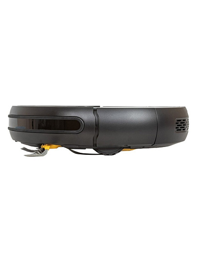 Робот-пылесос аккумуляторный, JVC, JH-VR510, 25 Вт, с контейнером, 0.5 л, 2.5 А.ч, сухая и влажная уборка, черный