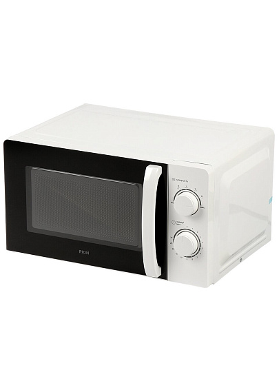 Микроволновая печь Rion, P70T20L-VD, 20 л, 700 Вт, механическая, 6 уровней мощности, белая