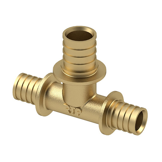 Тройник диаметр 20 мм, 16х20, латунь, РосТурПласт