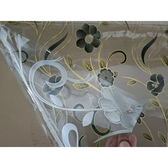 Клеенка Silvano, Декор, 0.8х20 м, силикон, 0.6 мм, QG-2159A