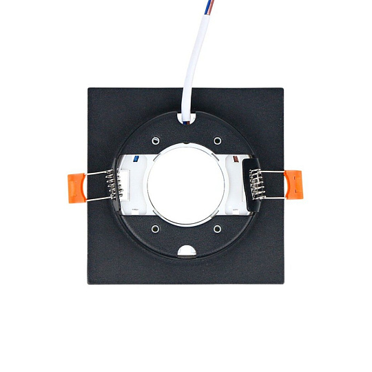 Светильник встраиваемый Элегия, GX53, квадратный, черный, General Lighting Systems, GCL-GX53-H38