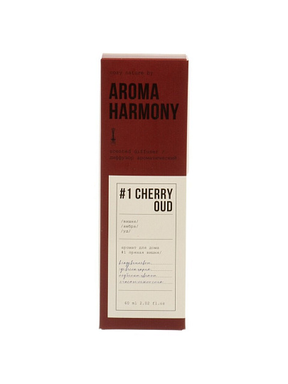Аромадиффузор Aroma Harmony, 60 мл, №1 Cherry Oud, ZL0022