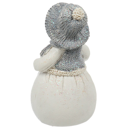 Фигурка декоративная полистоун, Снеговичок, 8х6х15.5 см, A020235