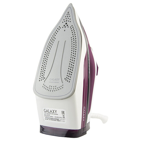 Утюг Galaxy Line, GL 6108, 2400 Вт, керамика, вертикальное отпаривание, 1.95 м