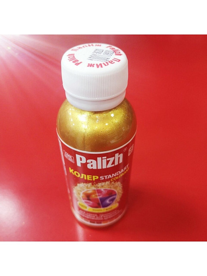 Колер краска, Palizh, №1001, золото, 100 мл