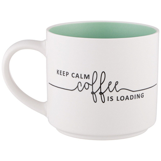 Кружка фарфор, 470 мл, Keep Calm Coffee Is Loading, Lefard, 260-979