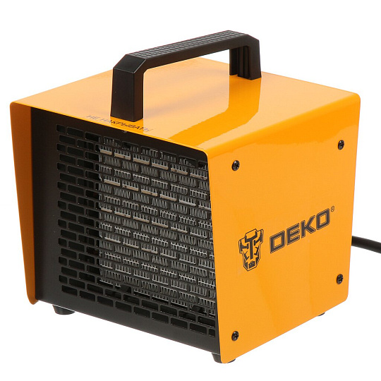 Пушка тепловая электрическая, Deko, DKIH3400, 3.4 кВт, 192 м³/ч, керамический элемент, квадратная, 080-1013