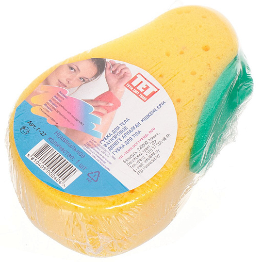 Губка для тела груша, Tetex, ТЕТ, Г-27