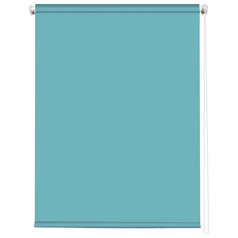 Рулонная штора Комфортиссимо голубая, 80х160 см