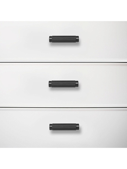 Ручка-кнопка мебельная StahlBuro, AP2308, 2 штуки, матовый черный, 167635