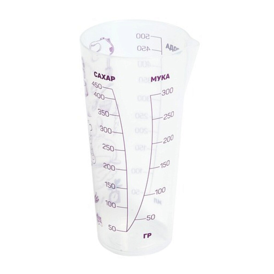Стакан мерный 0.5 л, Violet, Поваренок, 420500