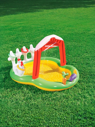 Игровой центр-бассейн Bestway, 175х147х102 см, Фермер, 53065, 121 л, от 2 лет