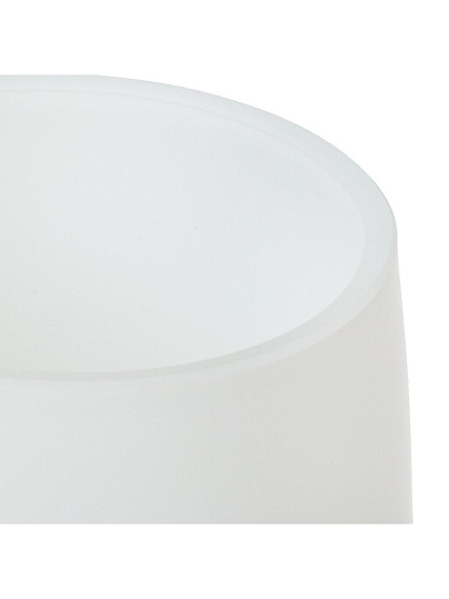 Ваза стекло, настольная, 40 см, Muza, Fino satin white, 380-873