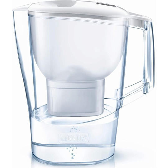 Фильтр-кувшин Brita, Aluna XL MX+, для холодной воды, 1 ступ, 3.5 л, белый