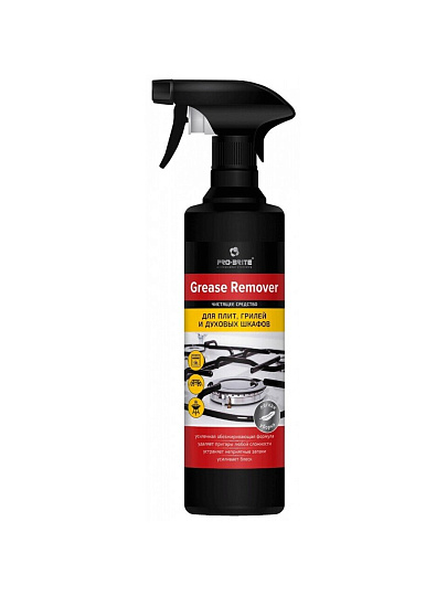 Чистящее средство для кухни, Pro-Brite, Grease Remover, спрей, 500 мл, для плит, грилей и духовых шкафов