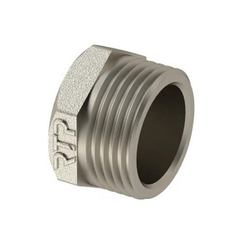 Заглушка 3/4", ш, никель, индивидуальная упаковка, РосТурПласт