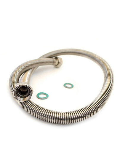 Подводка для газа 1/2''х1 м, г-г, сильфон, ELKA