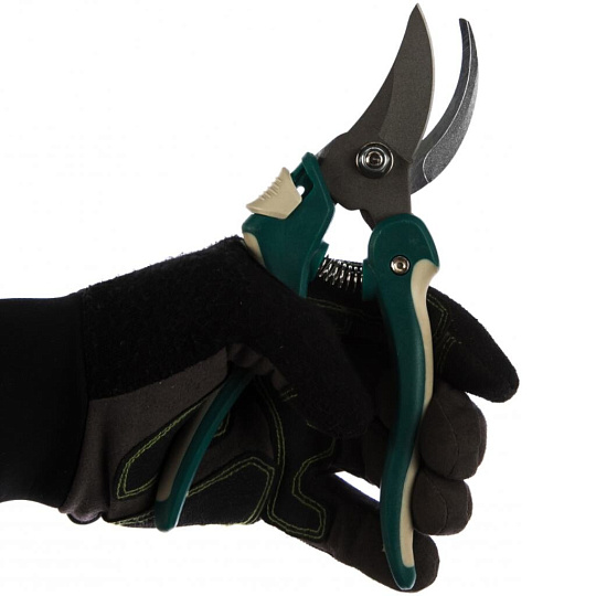 Секатор для кустарников, 210 мм, лезвие плоскостное, Raco, рукоятка двухкомпонентная, 4206-53/CS181