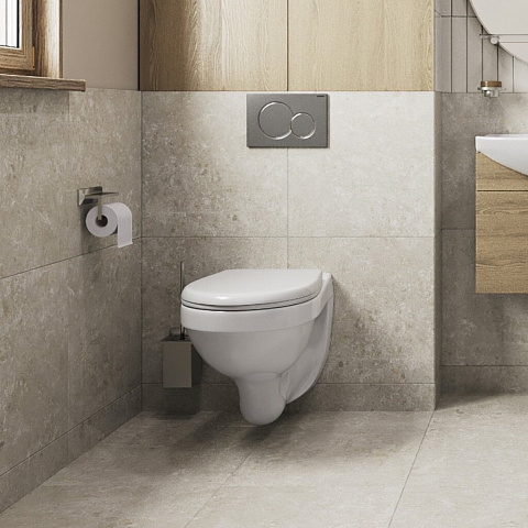 Комплект 4 в 1,инсталляция, подв. унитаз+сиденье Soft-Closing+смывная,GAP CLEAN RIM,ROCA, 7893104100