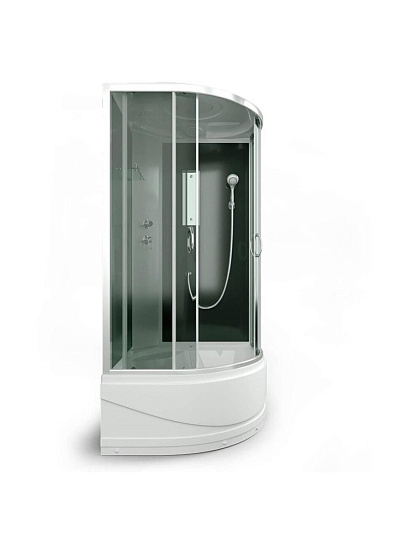 Душевая кабина высокий поддон, 100х100х215 см, тонированная, Erlit, ER3510TP-C4-RUS