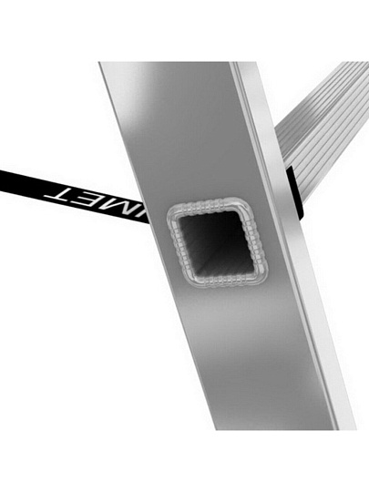 Лестница 3 секции, 11 ступеней, алюминий, 7.3 м, 150 кг, Alumet, 5311