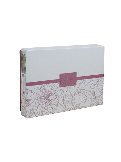 Постельное белье евро, простыня 230х250 см, 2 наволочки 70х70 см, 2 наволочки 50х70 см, пододеяльник 200х220 см, Cleo, сатин-жаккард, коллекция Satin Jacquard, 31/215-SG