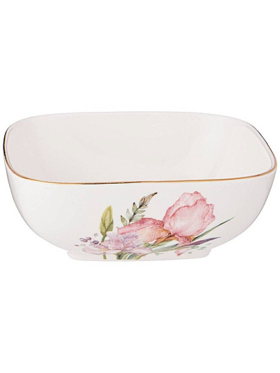 Салатник фарфор, квадратный, 15х5.5 см, подарочная упаковка, Irises, Lefard, 590-348