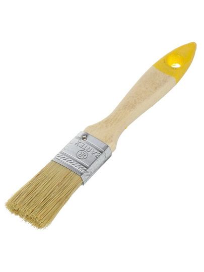 Кисть плоская, Bartex, Любитель, 8х24 мм, 1 '', рукоятка дерево, 1117110С