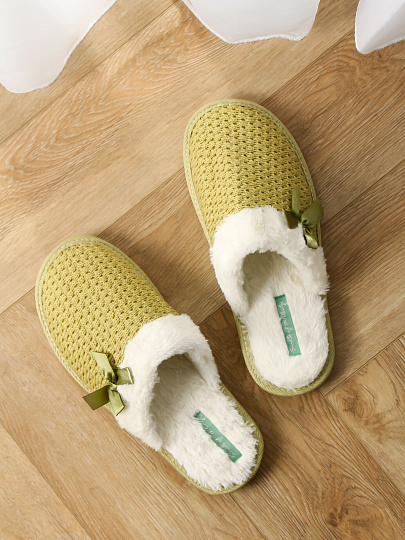 Тапки для женщин, текстиль, р. 40-41, закрытые, 248-182-12