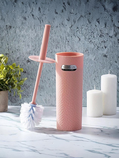 Ерш для туалета напольный, 8.5х8.5х38.5, пластик, в ассортименте, Y4-7062