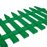 Забор декоративный пластмасса, Palisad, Частокол №1, 28х300 см, зеленый, ЗД01 - фото 5